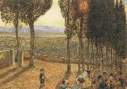 William Holman Hunt Festa at Fiesole oil